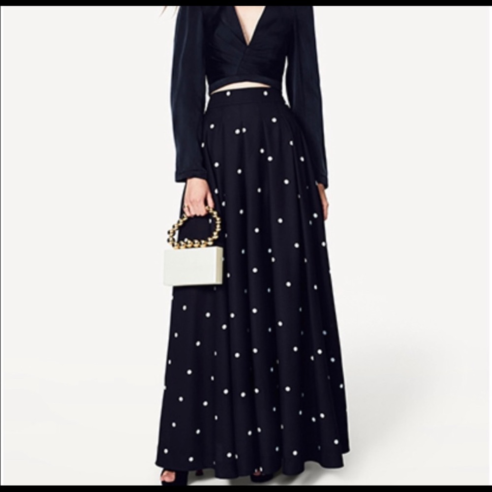 Fame and Partners Polka Dot Chung Skirt